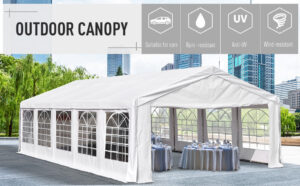 Canopy party tent rentals