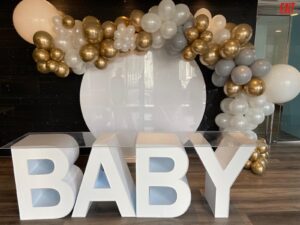 Baby Marquee Table Letters