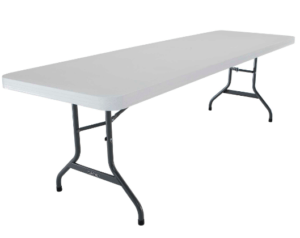 rectangle party table rentals