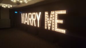 Marry me Marquee Lettering gallery 2