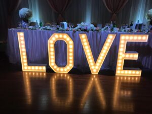 Love Marquee Letters