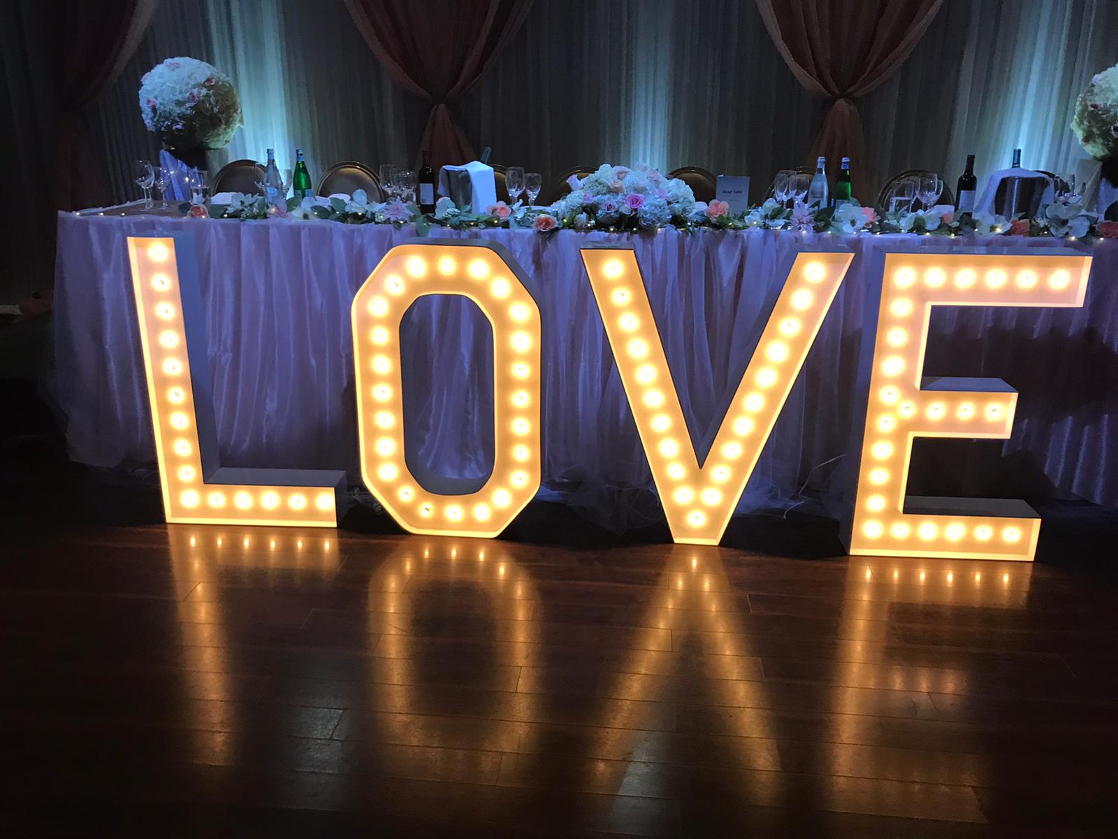 Love Marquee Letter