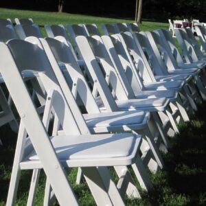 White Folding Chair Rentals