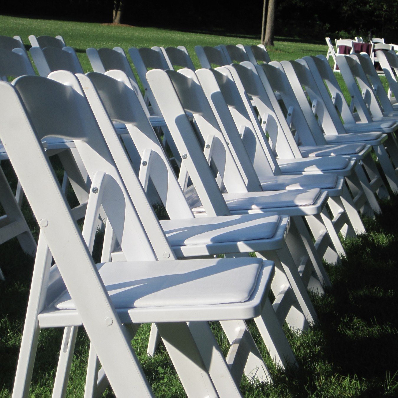 White Folding Chair Rentals